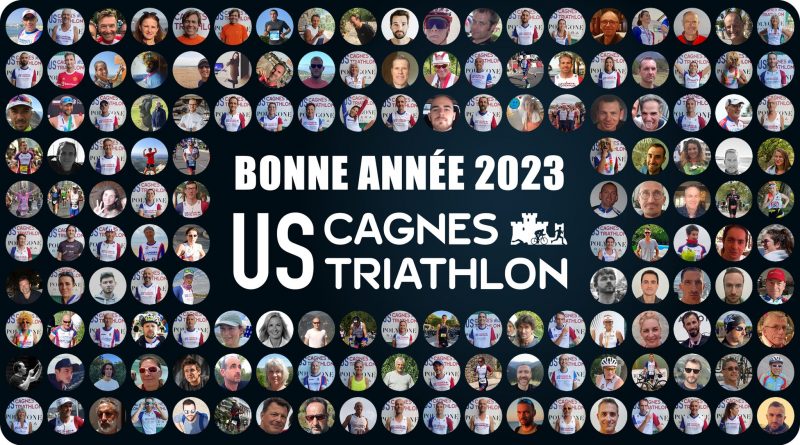Bonne année 2023 avec l'US Cagnes Triathlon